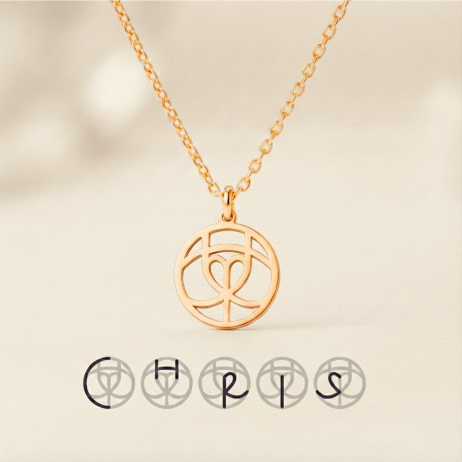 Bijoux Héritage monogramme sur-mesure