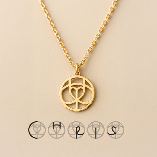 Signature Familiale | Collier Monogramme Personnalisé