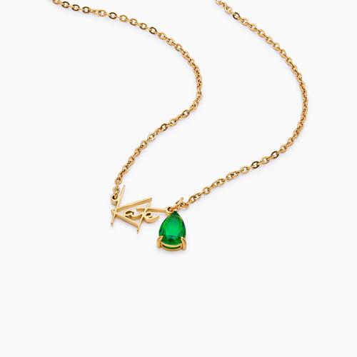 Personalized Signature Necklace with Name & Birthstone