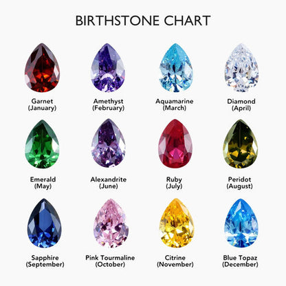 Personalized Signature Necklace with Name & Birthstone