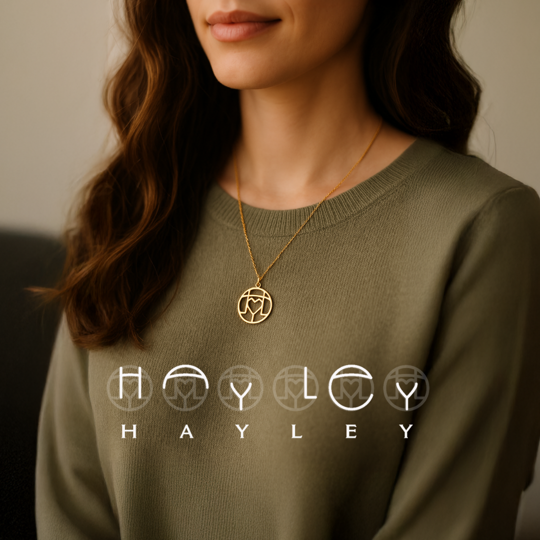 Signature Unique | Collier Monogramme Personnalisé