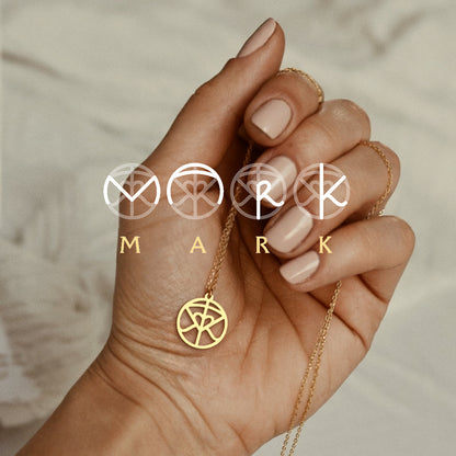 Symbole Familiale | Pendentif Monogramme Personnalisé