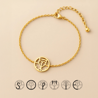 Signature Familiale | Bracelet Monogramme Personnalisé