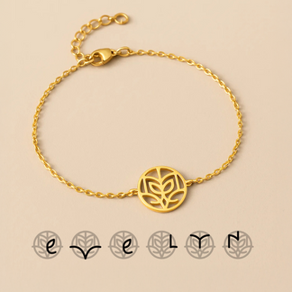 Signature Familiale | Bracelet Monogramme Personnalisé