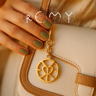 Symbole Familiale | Porte Clés Monogramme Personnalisé