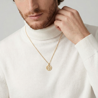 Family Signature | Personalized Monogram Necklace